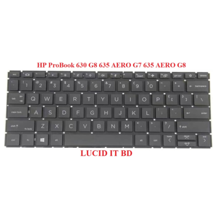 HP ProBook 630 G8 / 635 Aero G7 / 635 Aero G8 Backlit Laptop Keyboard (US Layout)